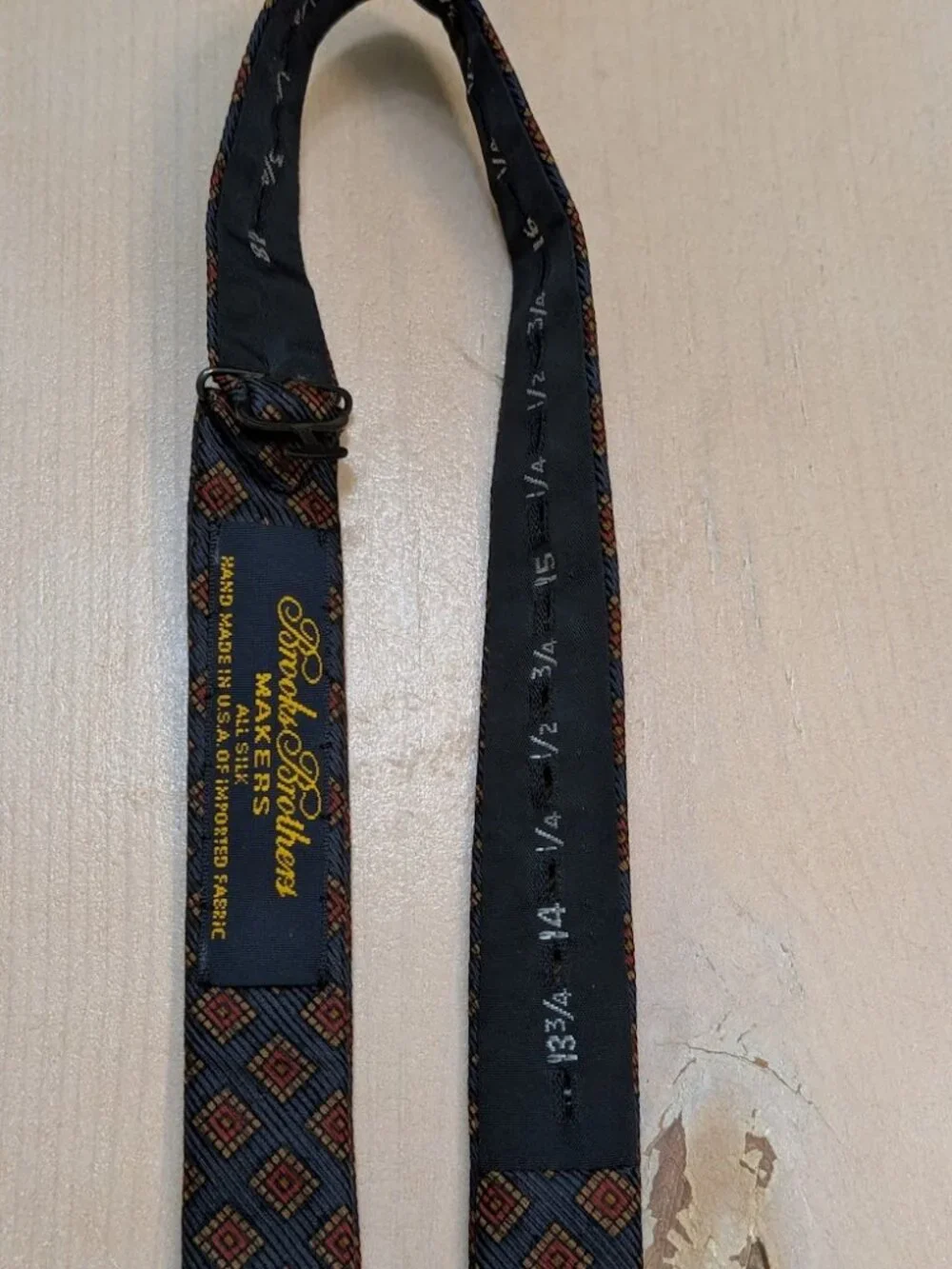 Burberry London Silk Plaid Tie & Brooks Brothers Silk Bow Tie Lot of 2